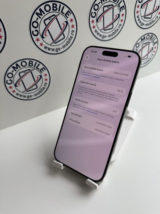 iPhone 16 Pro Max - 256GB - Negru - 99% - Garantie