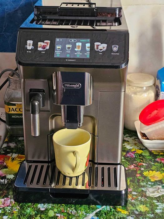 Кофемашина DeLonghi ECAM450.86.T Eletta Explore Потрясающий Вкус Кофе!