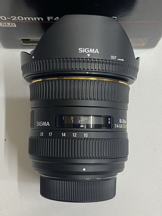 Obiectiv foto Sigma 10-20 mm,montura Nikon  EX DC