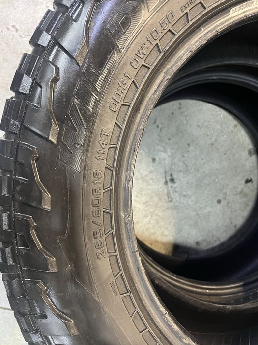 Гуми Falken Wildpeak A/T 265/60/18 ,свалени от Jeep Grand Cherokee