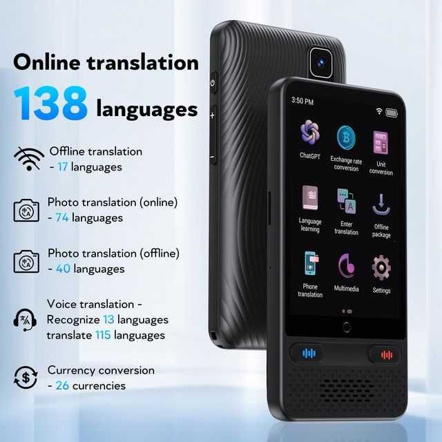 AI Преводачи 138 езика – с Wi-Fi, bluethooth. Офлайн и фото превод