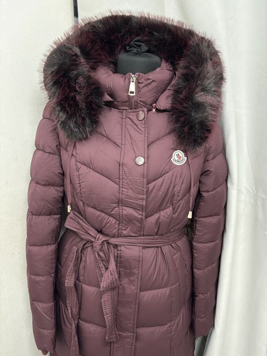 Geaca lunga cu blana detasabila dama