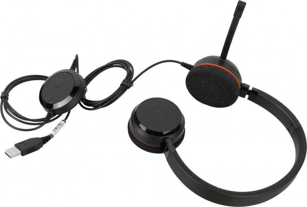 Jabra Evolve 20 headset проводная офисная гарнитура.