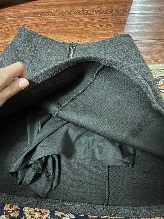 Юбка женская серая