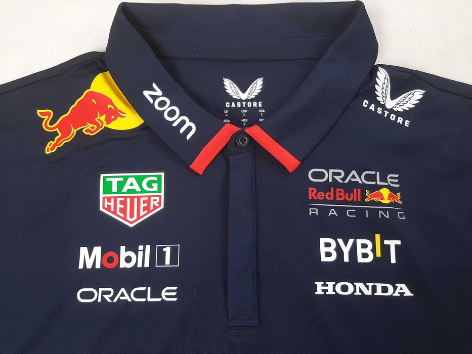 Red Bull Racing Team Polo - Оригинална мъжка поло тениска размер XL