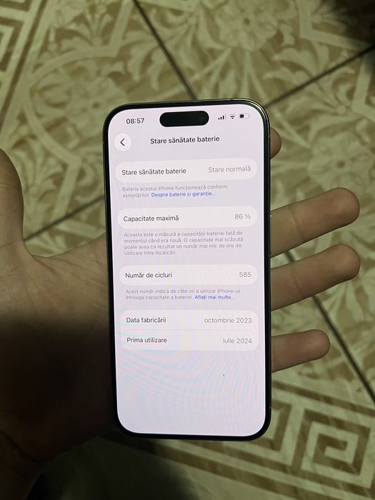 Iphone 15 pro  impecabil  fara defecte