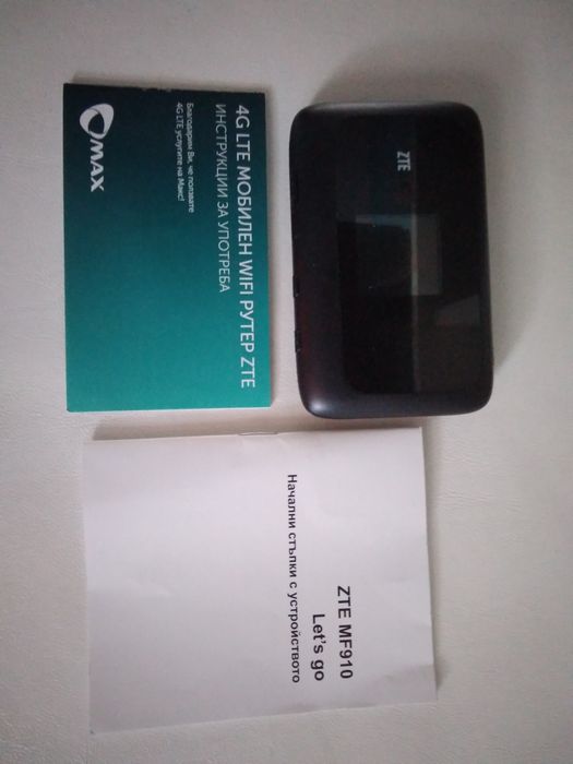 оригинална фабрично отключена 4G бисквитка рутер ZTE  перфектна