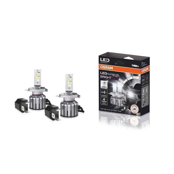LED/Лед Диодни крушки Osram H4/H19 LEDriving HL BRIGHT +300% 15W 12V .