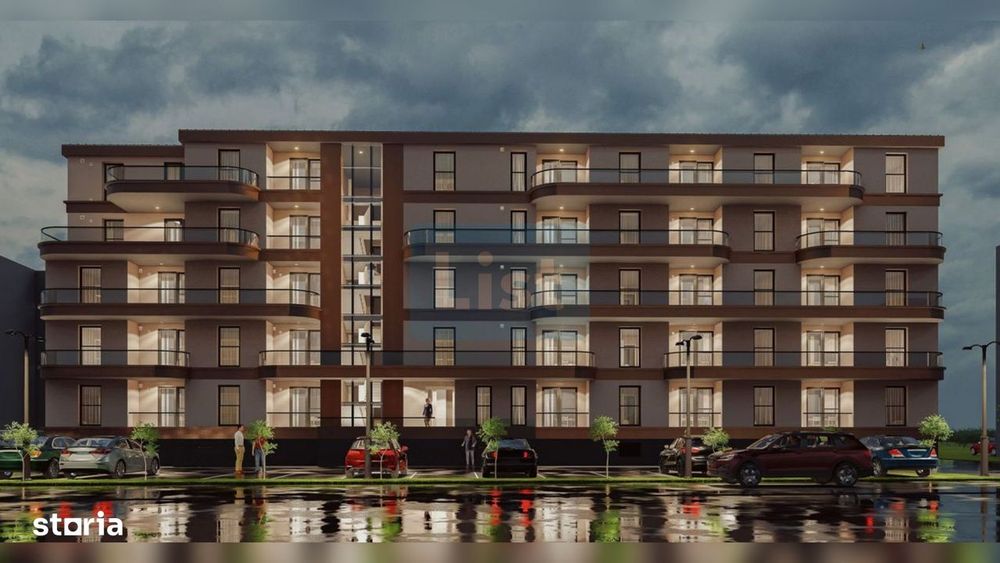 Apartament de vanzare, 2 camere, lift, bloc nou, finisat, comision 0%