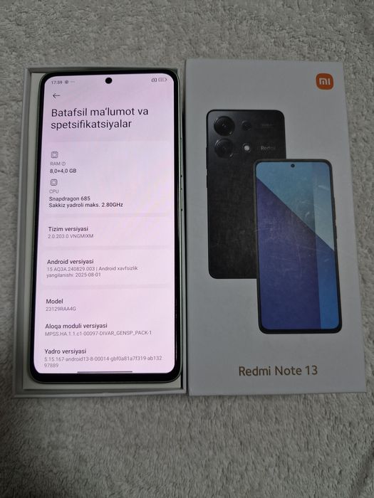 Redmi Note 13  8+4/256GB IDEAL