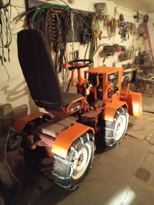 Мини-трактор самодельный