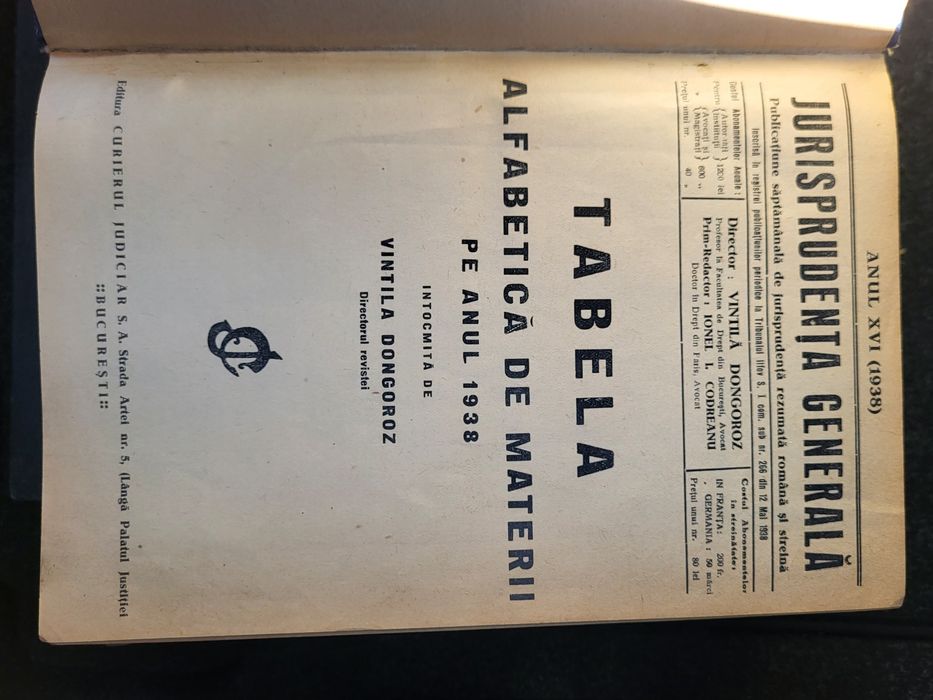 Cărți juridice rare