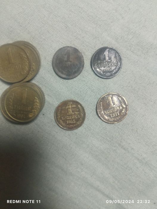 kolleksiya uchun sssr tangalari