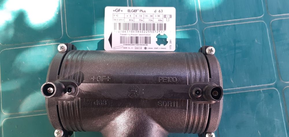 Vând TEU (redus) EF apa/gaz 75/63 +GF+ SDR11 PE100 nou