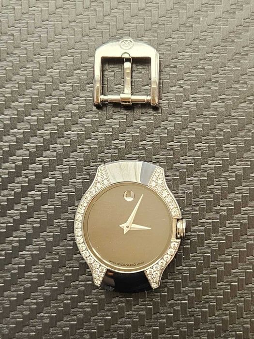 Елегантен дамски часовник Movado Allia с култивирани диаманти