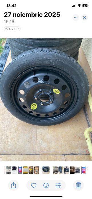 Vind rezerva slim bmw   125 80 17