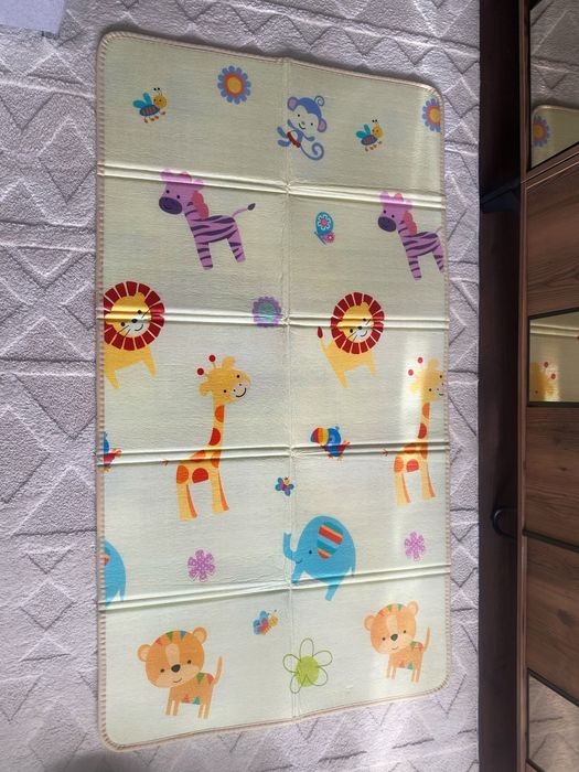 Детски килим за игра 100/180 - двулицев /момиче, момче/