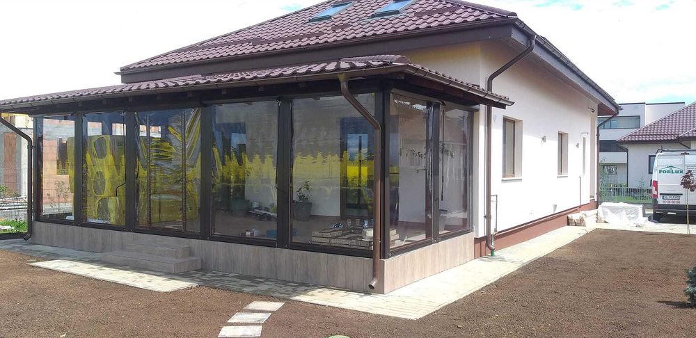 Inchideri terase sisteme de folie sau culisante din aluminiu