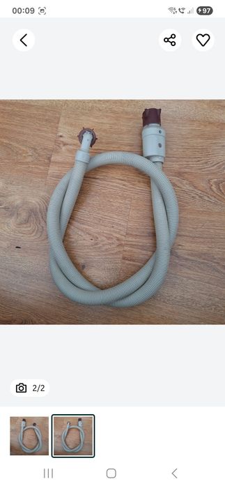 Furtun alimentare masina spalat cu valva de siguranță 75 lei neg