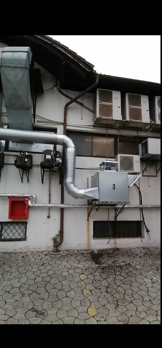 100 Executie , montaj și curatare autorizata hota inox si tubulatura.