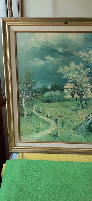 Tablou - Peisaj ulei pe panza - semnat