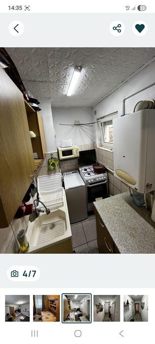 Inchiriez apartament  cu două camere utilat,  mobilat, parcare