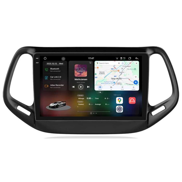 Navigatie Dedicata Jeep Compass (2016-2020), 9Inch, Carplay