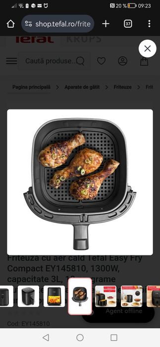 Tefal easy fry no Oil gri