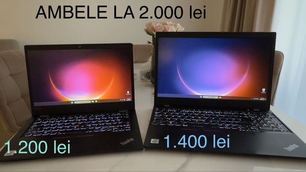 Pachet Lenovo ThinkPad L15 și L13