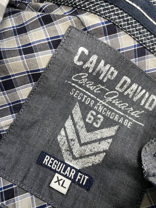 Мъжка карирана риза CAMP DAVID | XL