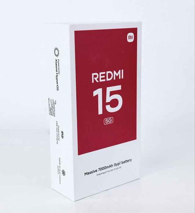 НОВ! Xiaomi Redmi 15 5G 256GB 8RAM Ripple Green 2г. Гаранция!