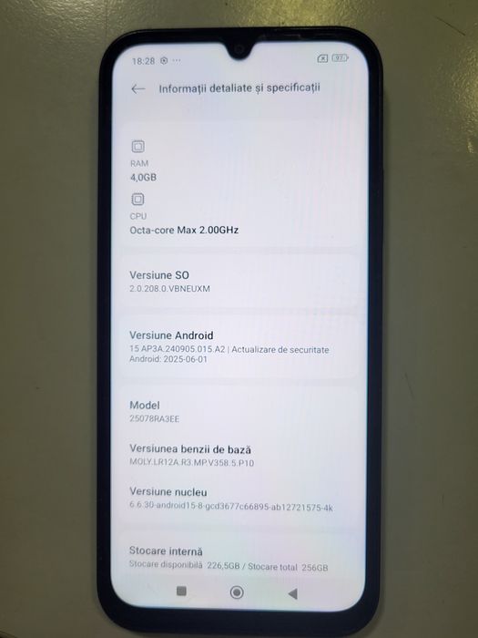 Redmi 15C Impecabil ca Nou Poze Reale