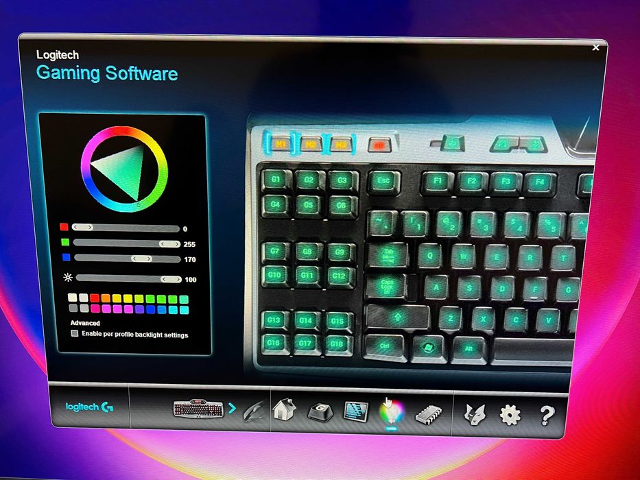 Tastatura RGB cu display Logitech G510