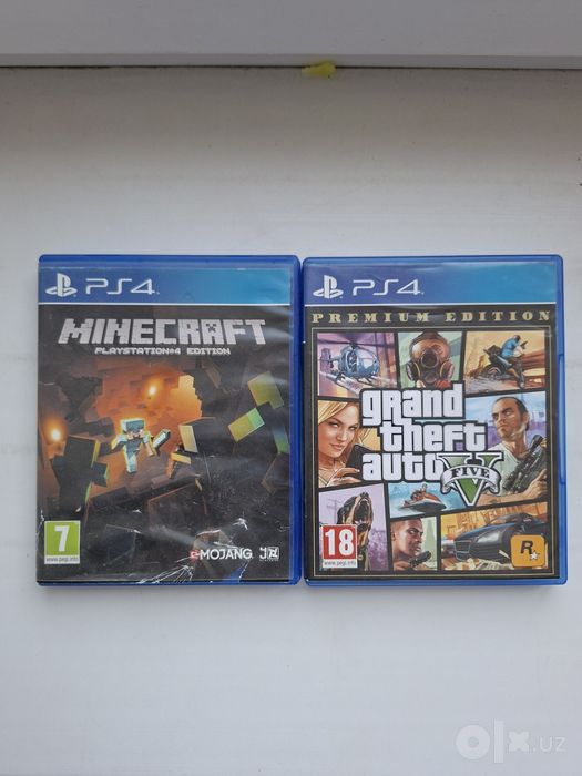 Диски с играми для PS4
