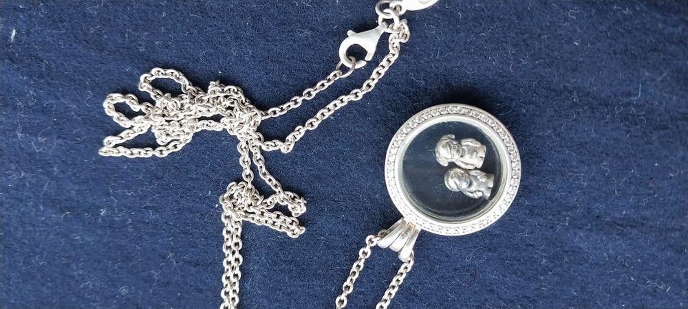 Локет Пандора  925 пр мальчик с девочкой оригинал