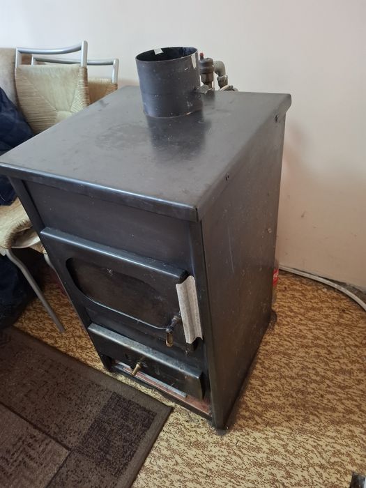 Камина втора употреба с водна риза в цената е включена водна помпа