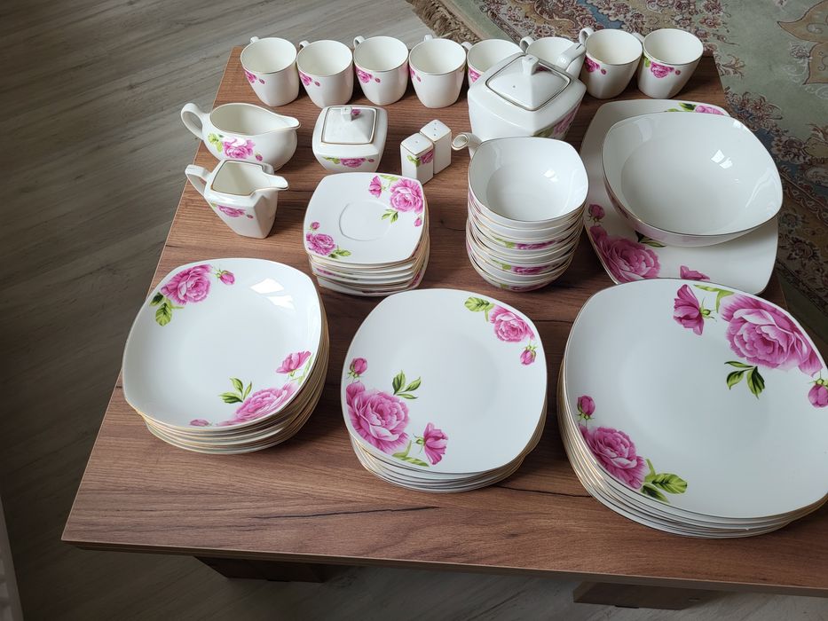 Чайный столовый сервиз фарфор