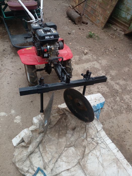 Мотоблок мк-45 с прицепом
