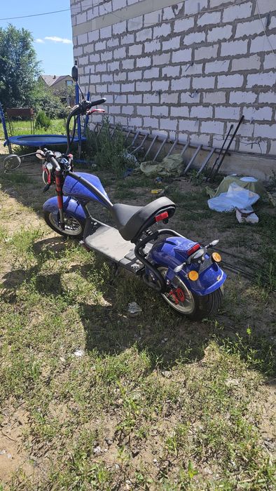 Электро мотоцикл чоппер