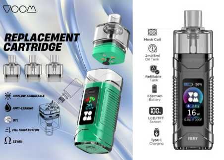 Vape Mode la superlativ !Voom cu rezevor magnetic !Edition Black