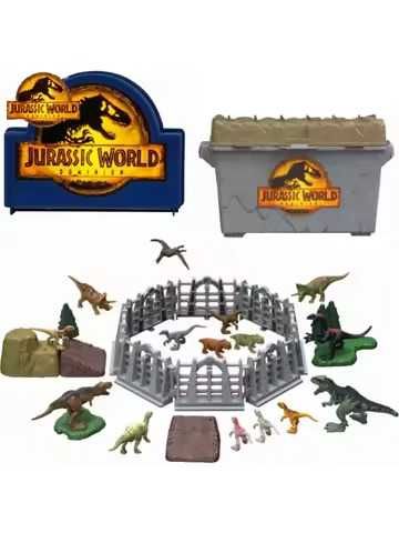 Комплект 15 Динозаври клетка аксесоари Jurassic World Джурасик свят