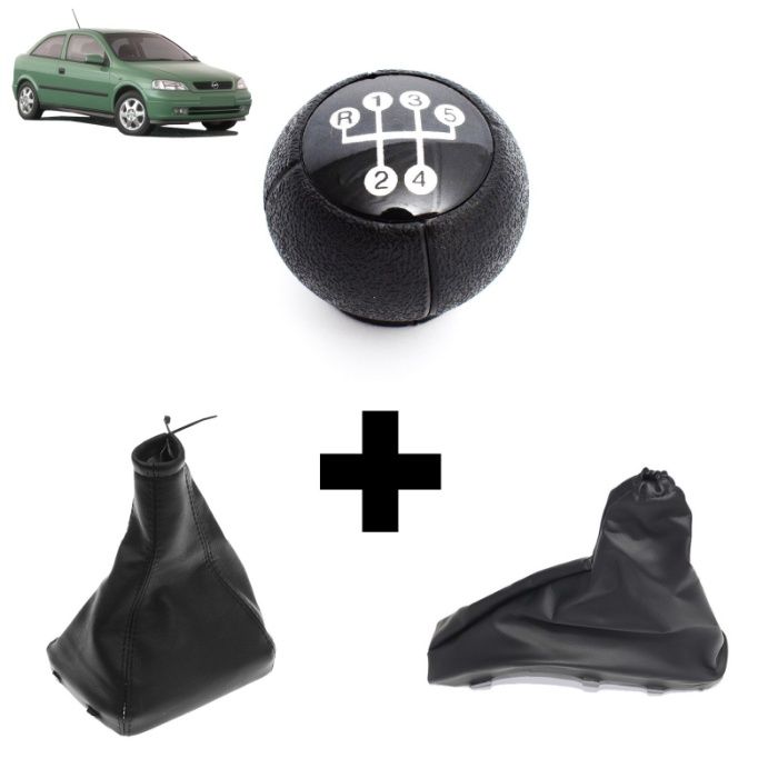 Аccesorii Opel Astra G Nuca schimbator + manson schimbator + frana de