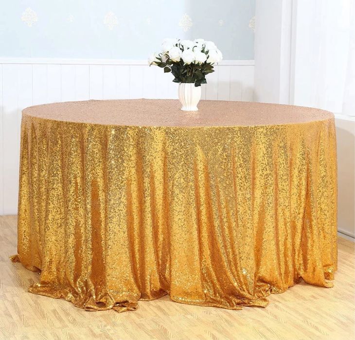 Fata(fete) de masa rotunda ( paiete ) Sali de Eveniment