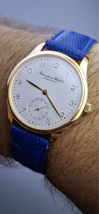 Iwc 3531  35 mm gold cu certificat autenticitate