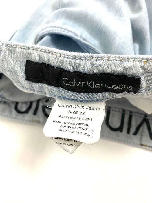 Blugi Calvin Klein albastru deschis