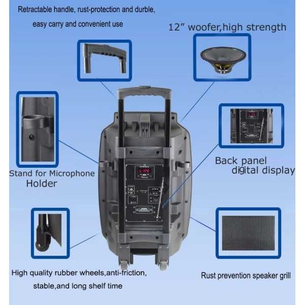 Караоке стерео колона MBA SA-8900