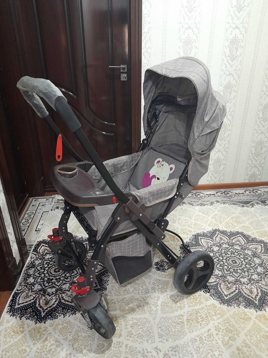 Kolyaska yaxshi xolatda a'lo, deyarli foydalanilmagan. Kelishamiz.