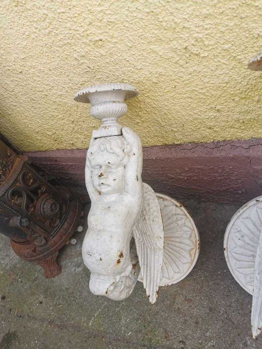 Set aplica perete exterior din fonta