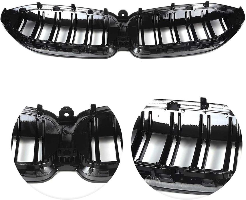 M3 Бъбреци BMW G20 Двойни Черни Piano Black 2019-2021 БМВ Г20