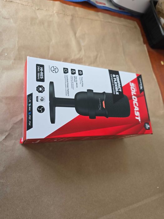 Нов HyperX SoloCast – USB Микрофон Неотварян